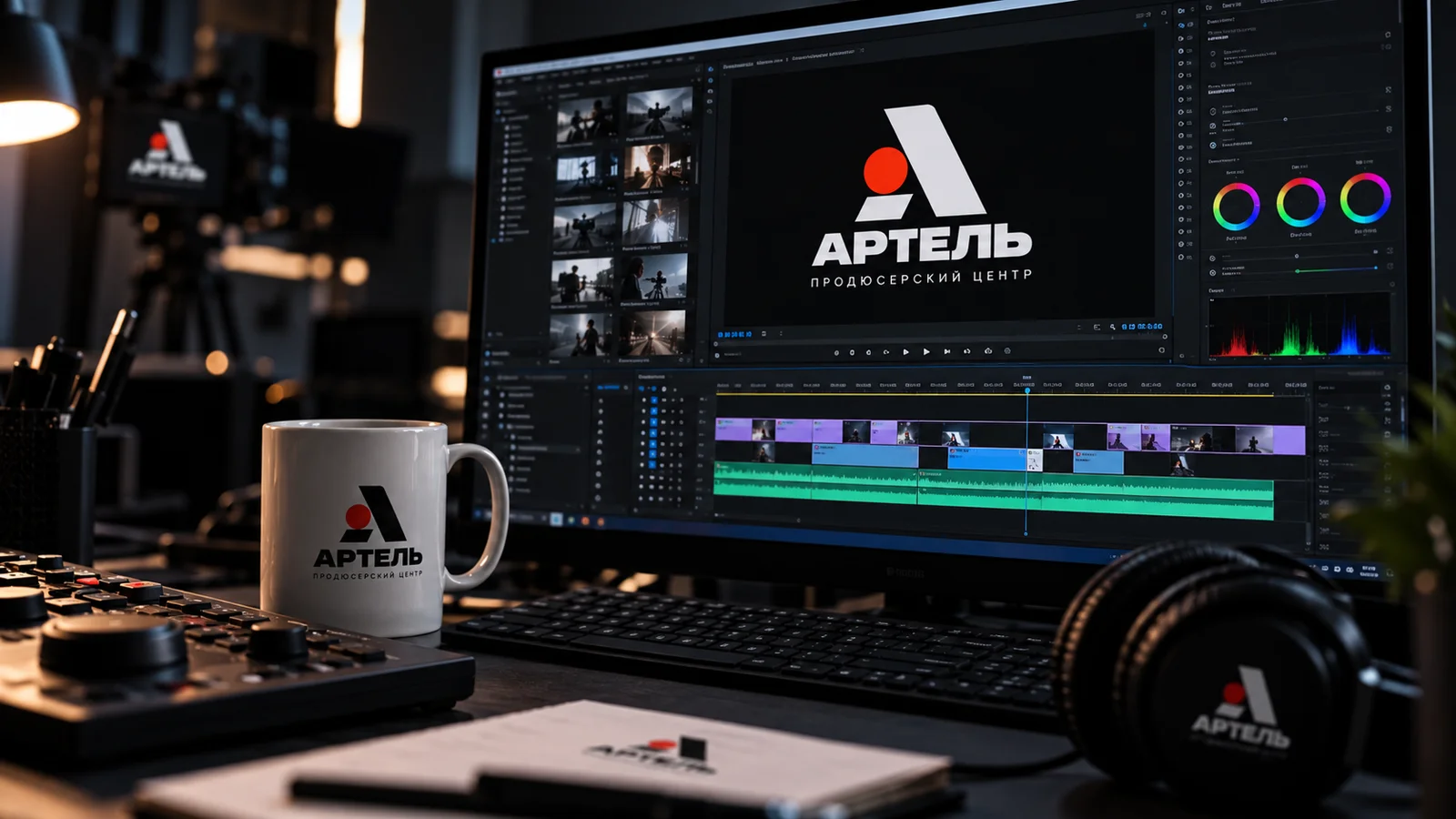 Продукция с логотипом продюсерского центра «Артель» — пример 2